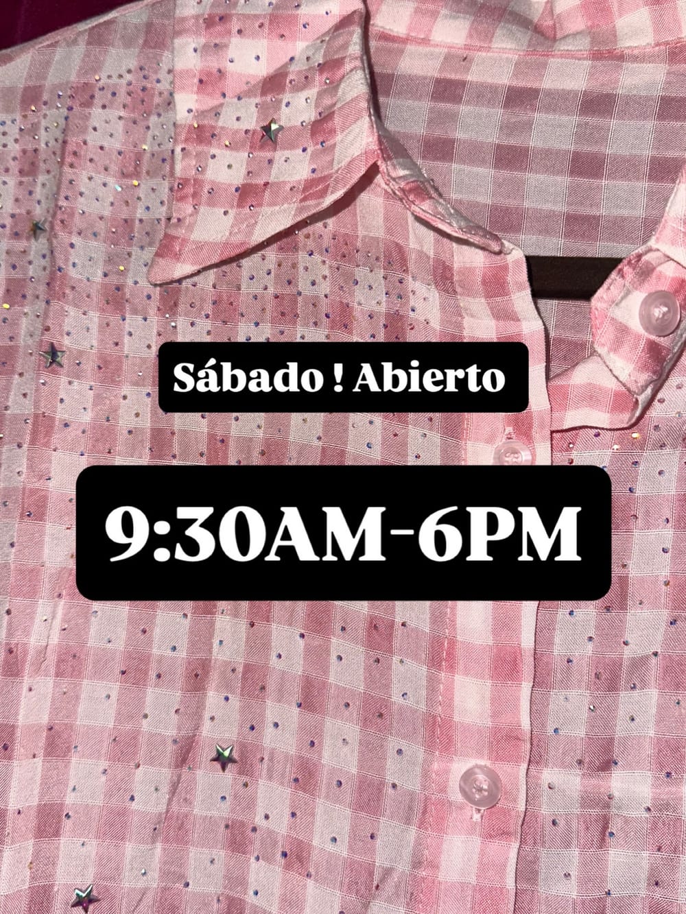 Sábado!! ABIERTO 💓✨