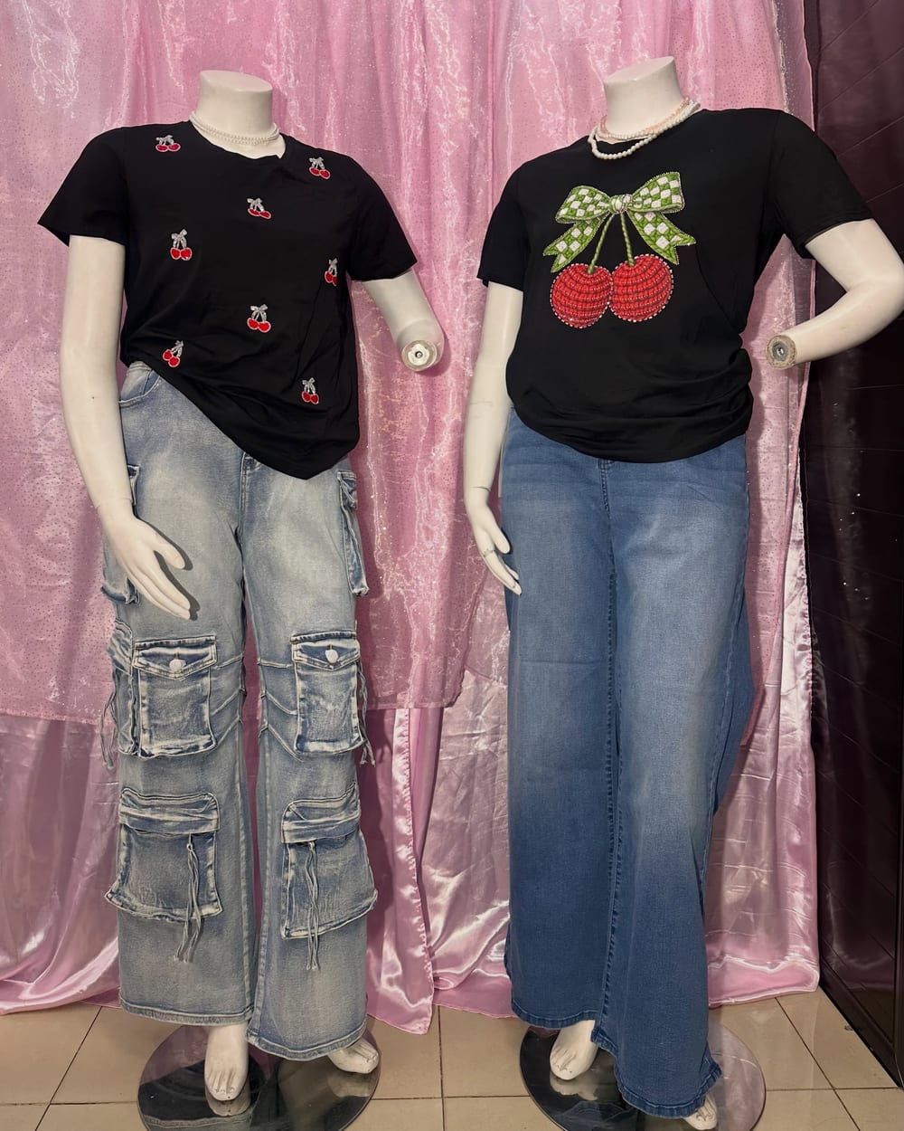 Playeras básicas y pantalones anchos 🤩✨