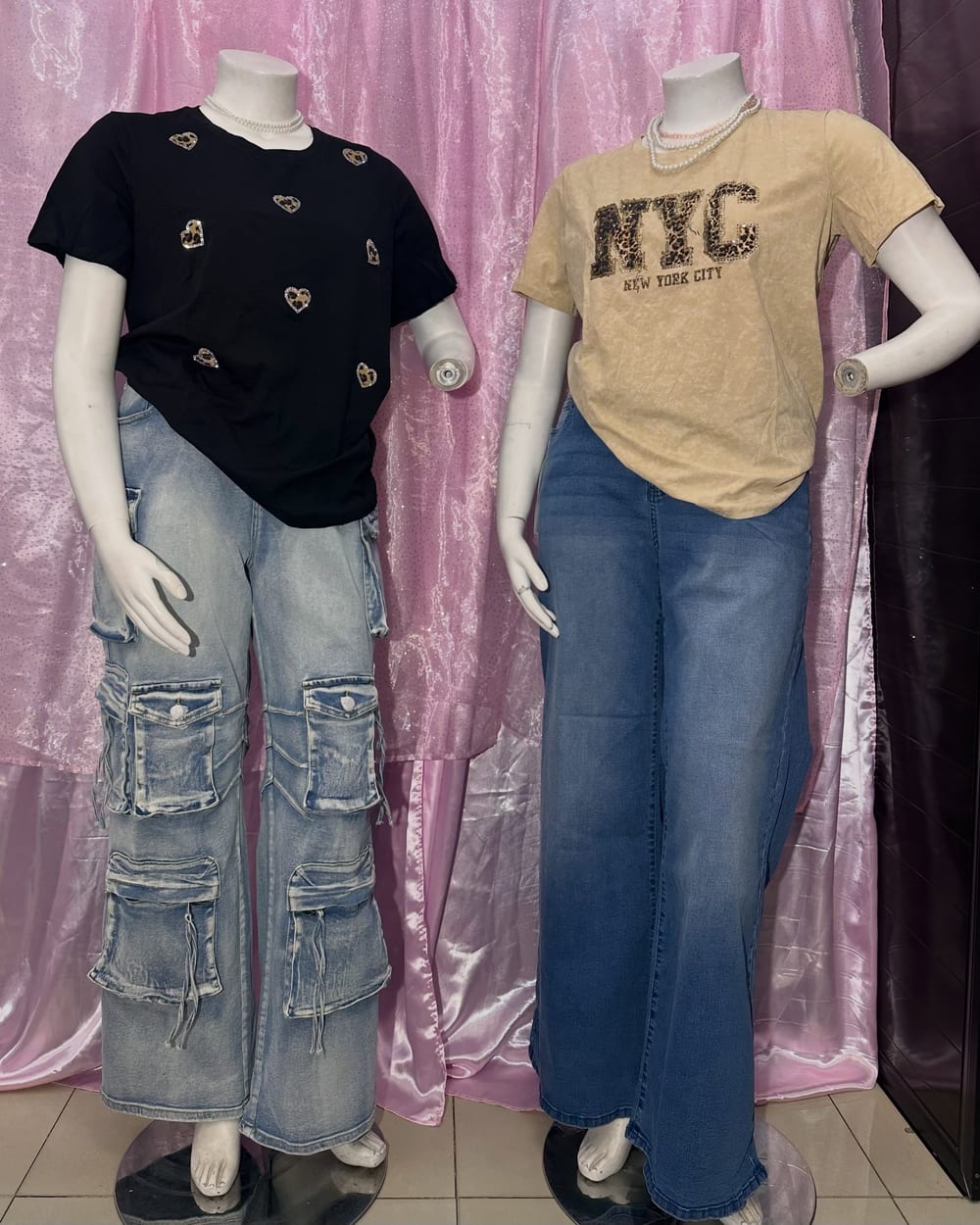 Playeras básicas y pantalones anchos 🤩✨ vista 2