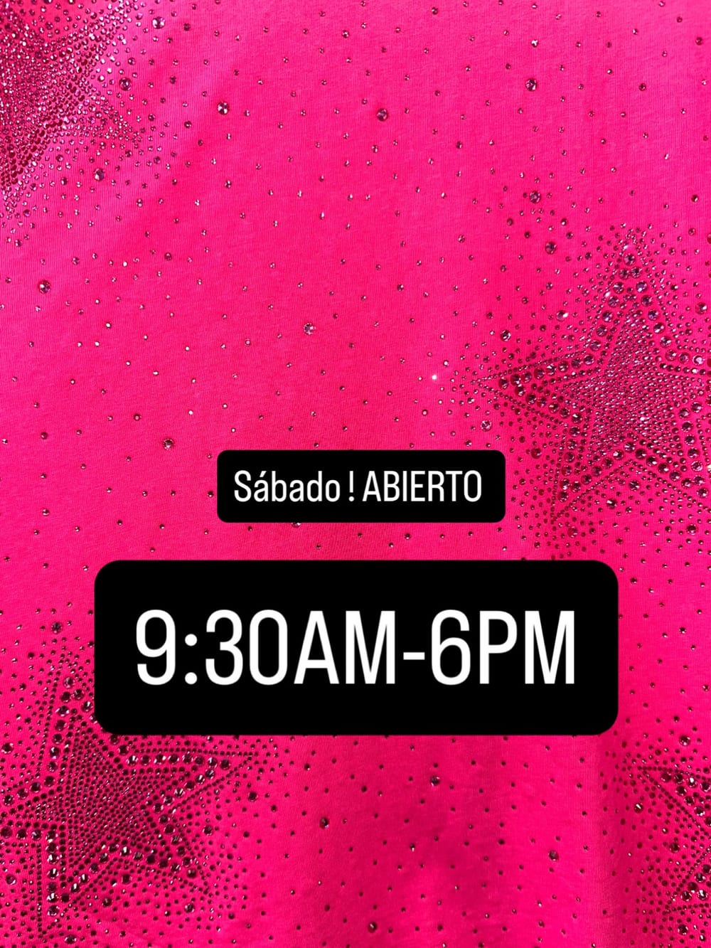 Sábado!! ABIERTO 💓✨