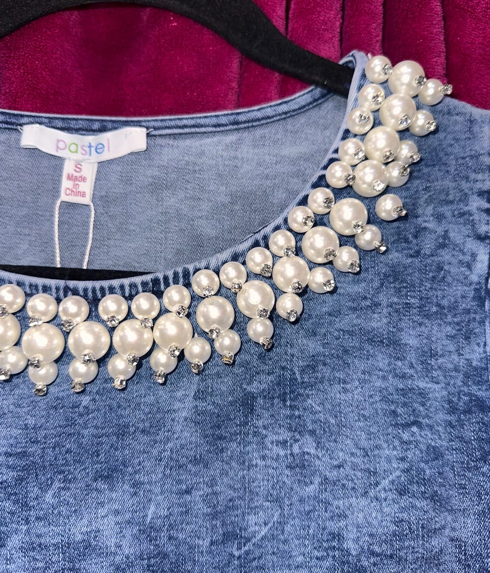 ✨ DENIM + PERLAS = COMBINACIÓN PERFECTA ✨ vista 2